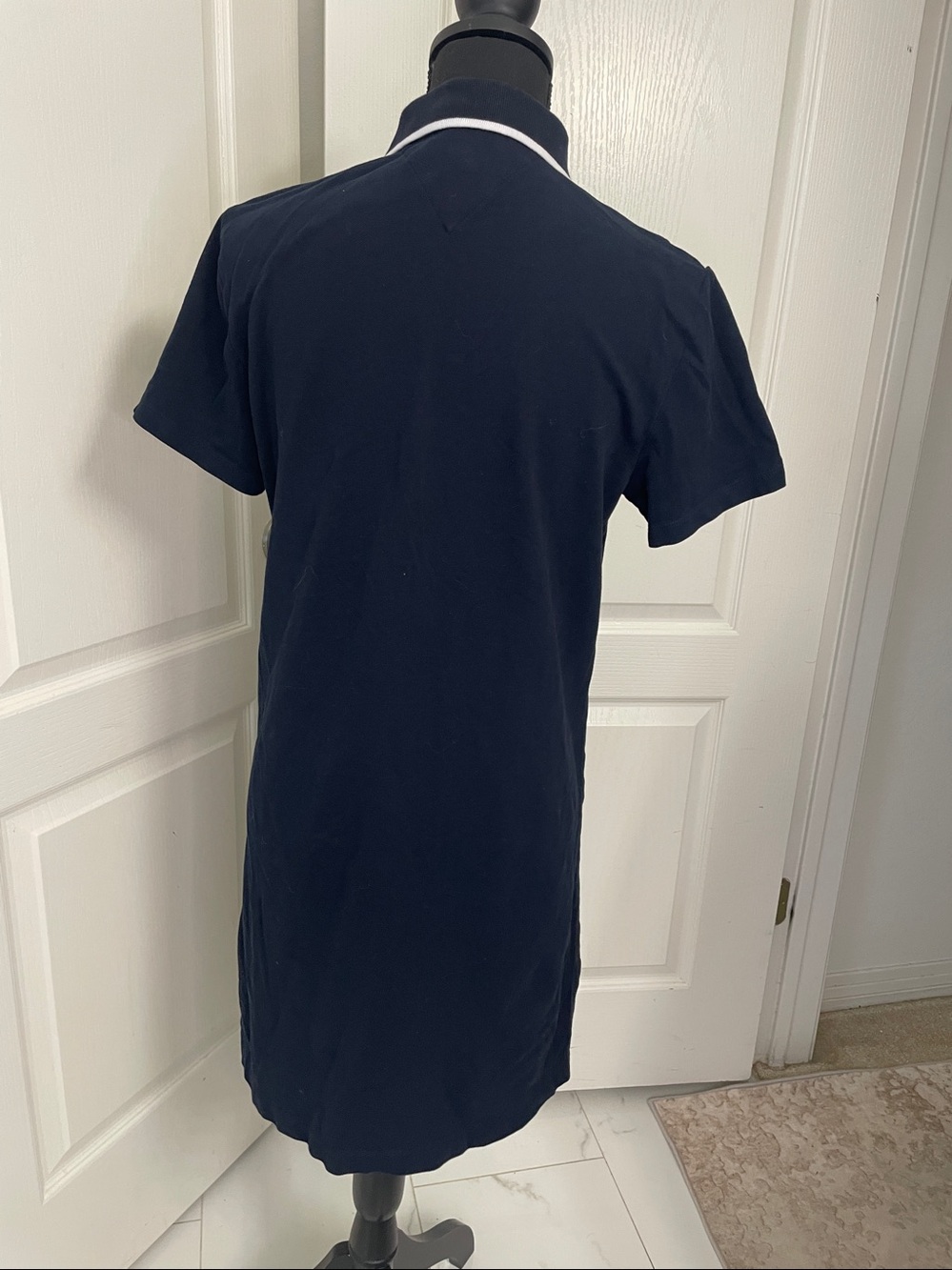 Tommy Hilfiger polo dress navy M preppy vacation travel - Picture 6 of 9